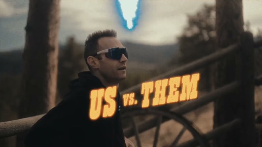 Still from the video for Fight Til You Win